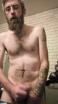 Big Hard Dick Wanking and Smoking