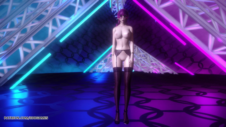 3D-Hentai Games: Jiyeon - toma una caminata Evelynn, sexy liga de danza desnuda...