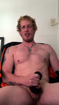 Christian Hunter Pit Sniffs, Nipple and Feet Plays, and Jerks His Thick Cut Cock with His Sweaty Socks