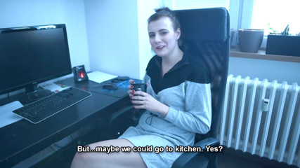 Czech Soles - foot fetish content: Foot date with a colleague at work - part 1
