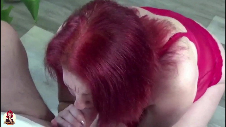 Maggie Moon: Грязный минет на большом жестком члене