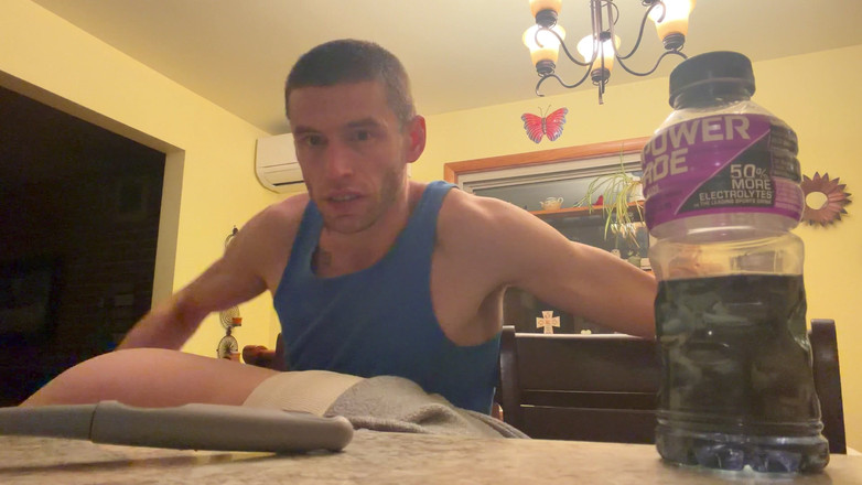 Alpha stud 4 u: Bend Emo Girl Over Kitchen. Stool in Bright Airy Kitchen...