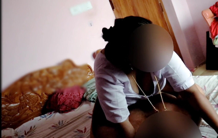 Black & white desicat: Hot Sexy Aunty Sreejaa Pussy Fingered and Riding Dick Sex