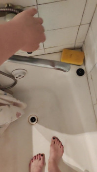 En el baño