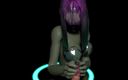 Wraith ward: En primer plano - robot chica strip tease