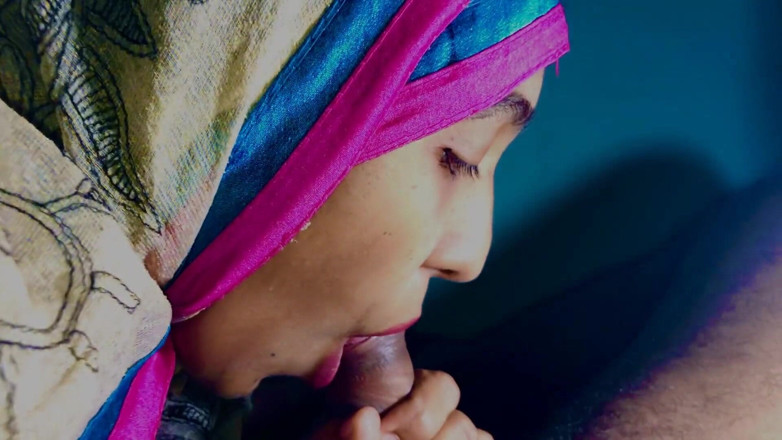Immfuck: Indian Muslim Hijab, Colorful Deepthroat Desi Face Fuck