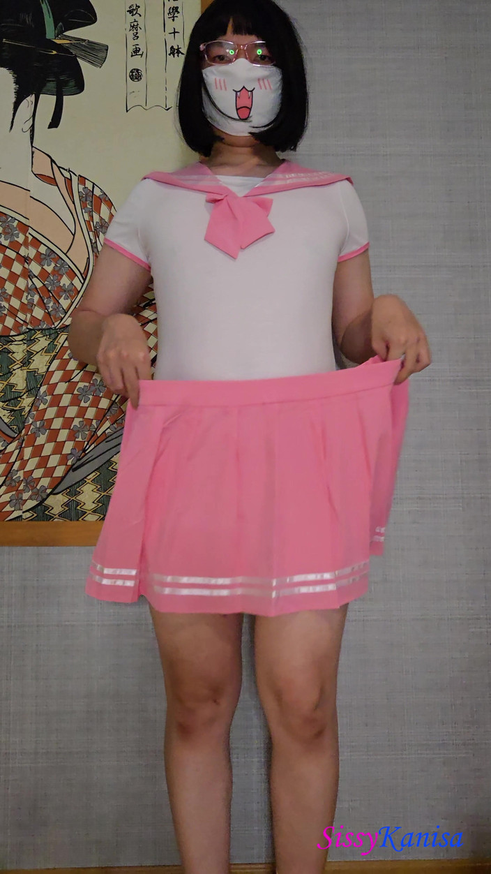 SissyKanisa: Probador de la mariquita Kanisa: Pink Sailor Onesie