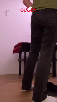Ginger Twink’s Second Gloryhole Visit: Raw Fucked & Sucked Blindfolded