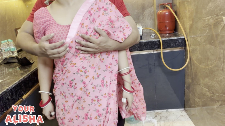 Your Alisha: Jija Fucks Her Hot Saali in Kitchen