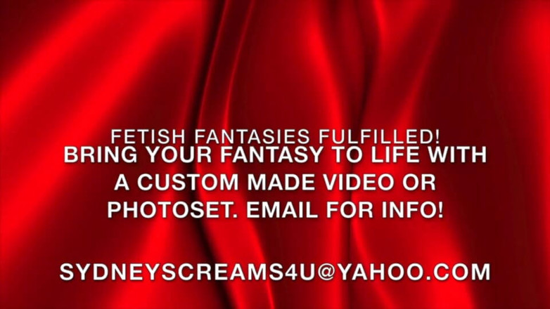 Sydney screams fetish: Face Sitting Lipstick Storm - Sd
