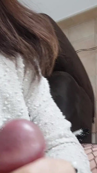 Balls Emptying: Handjob, Ruined Orgasm & Cum on My Fishnets - Dame Olga 1080p (051b)