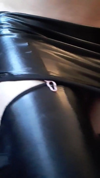 Surprise... She Have Very Big Cock Under Skirt