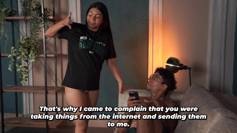 ThiagoLopez: Я трахал свою сводную сестру за то, что она прислала ей фото моего члена, она разозлилась, но потом получила удовольствие