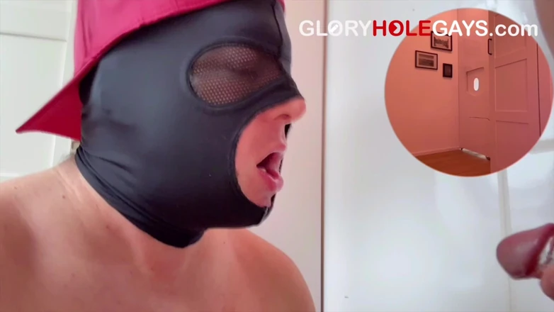 His First Gloryhole Experience Ends with a Massive 6-foot Cumshot
