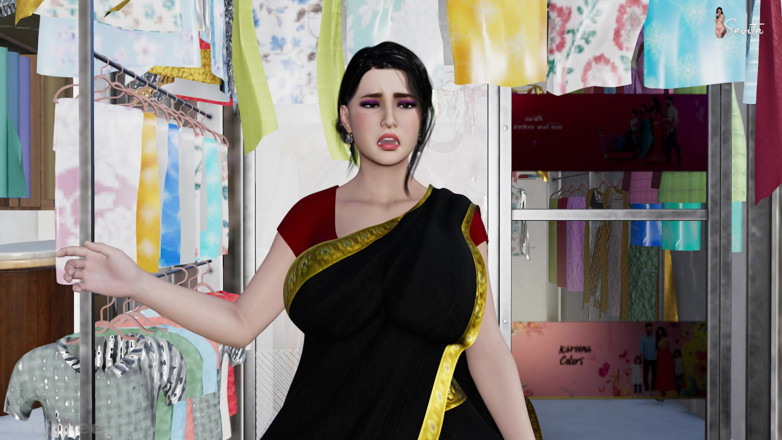 Your Savita bhabhi: Une bhabhi indienne desi se fait baiser par son propriétaire...