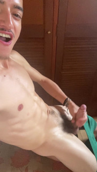 Young Guy Masturbates