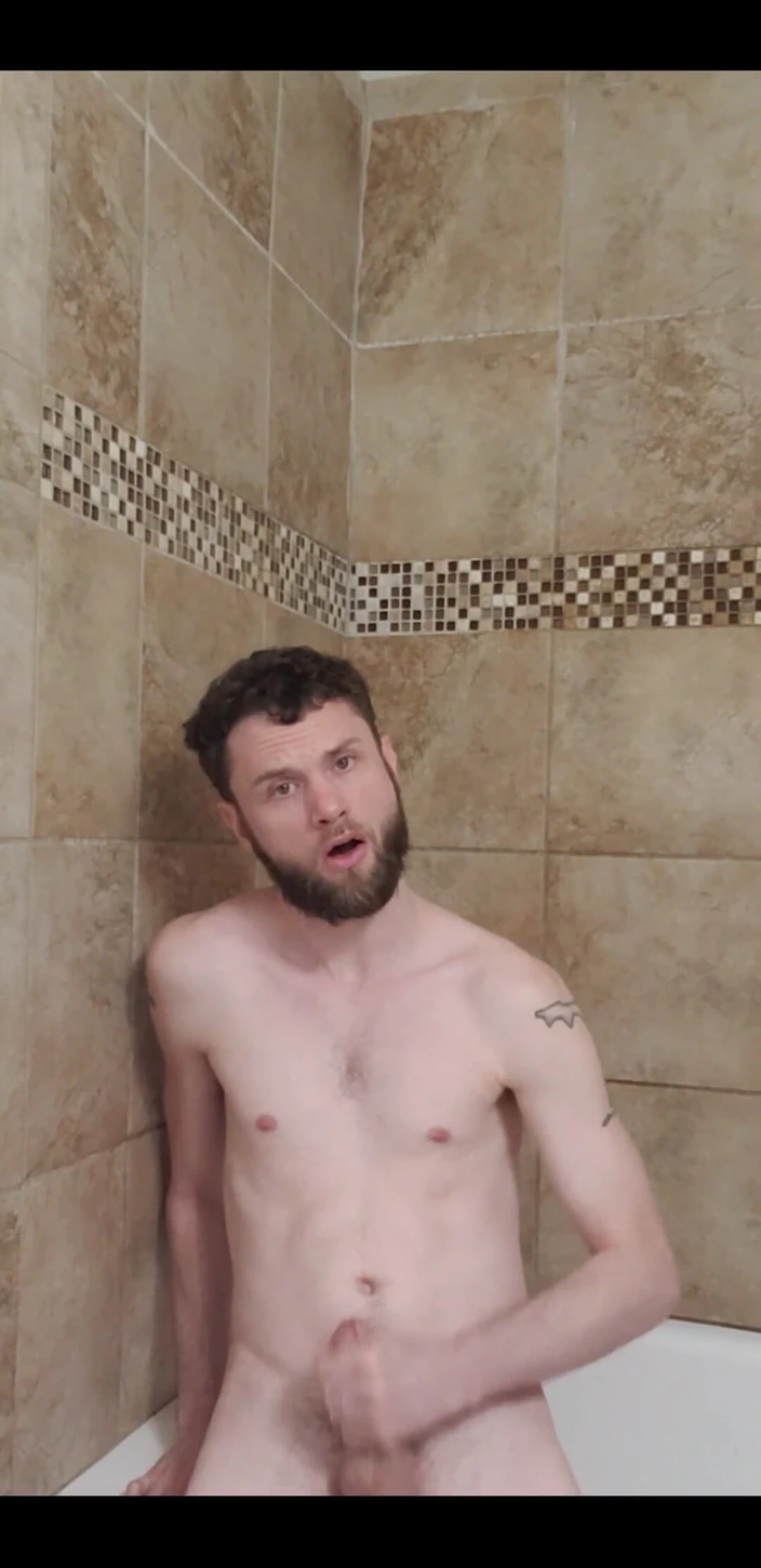 TalenJames: Jacking off and Cumming in the New Bathroom.