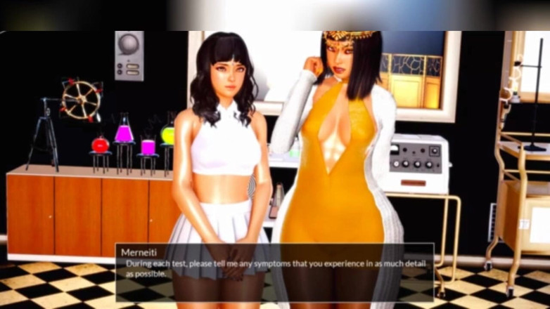 3DXXXTEEN2 Cartoon: Cock worship, Egyptian style. 3D porn cartoon sex