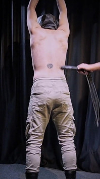 Zeus Handcuffed and Ass Spanking