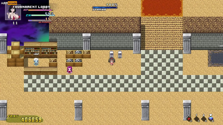LewdArcade: Dragon Boll Z Ersa parodie jeu de sexe - tournoi de...