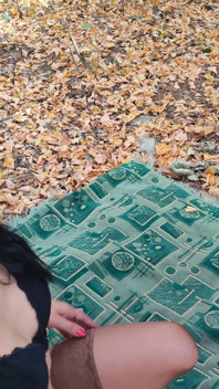 Sexo oral y montar al aire libre