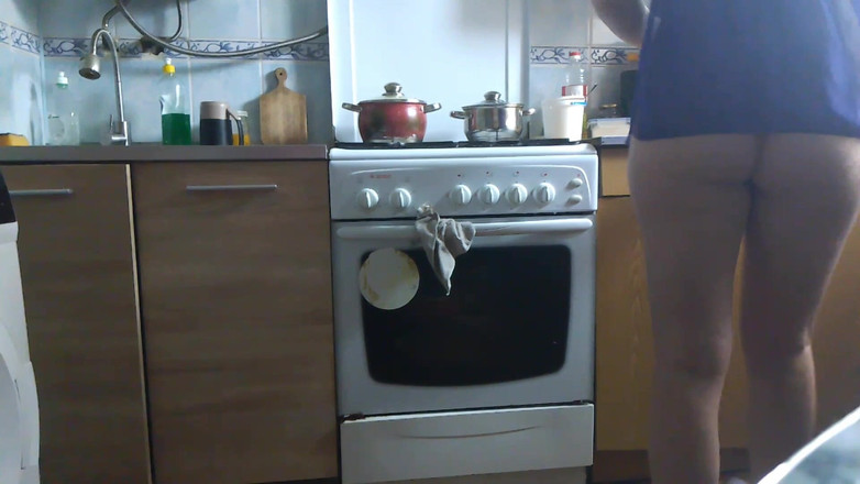 Assol: I'm Watching Cute Teen Assol in the Kitchen After Hot...