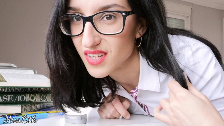 Miss Lith Domina: Schoolgirl Teaches You Jerk