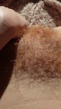 내 생강 털이 무성한 보지를 보여주는 POV