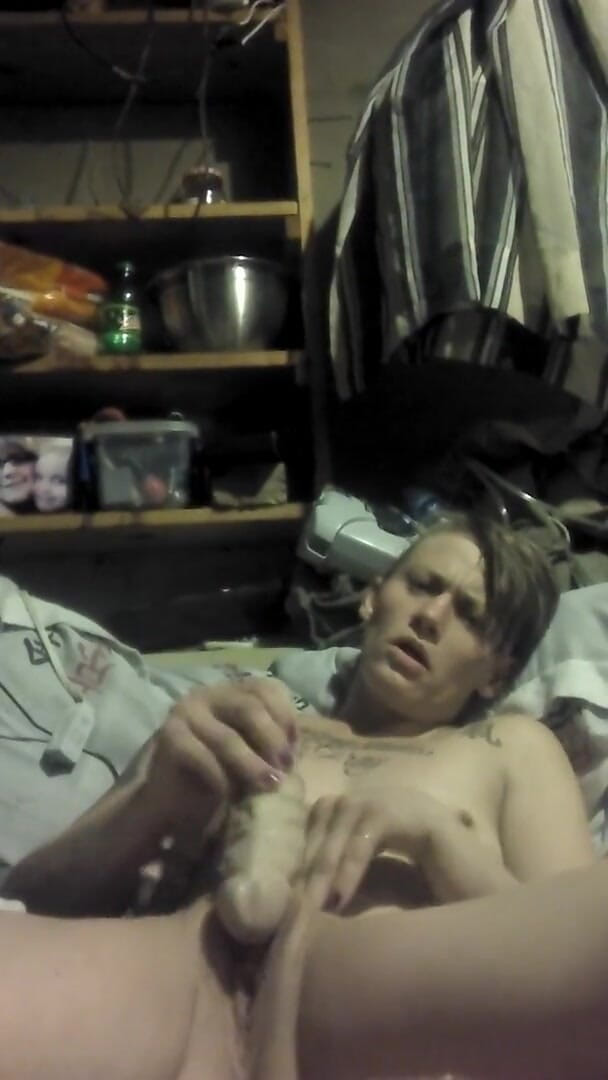 My Garage: Her breasts are small and flat and her pussy is...