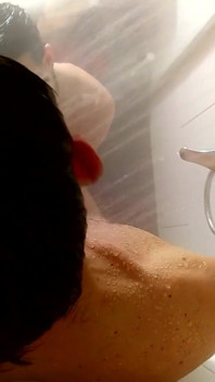 Couple recorded in the shower