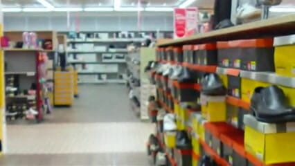 Popp Sylvie: Public masturbation at the shoe store