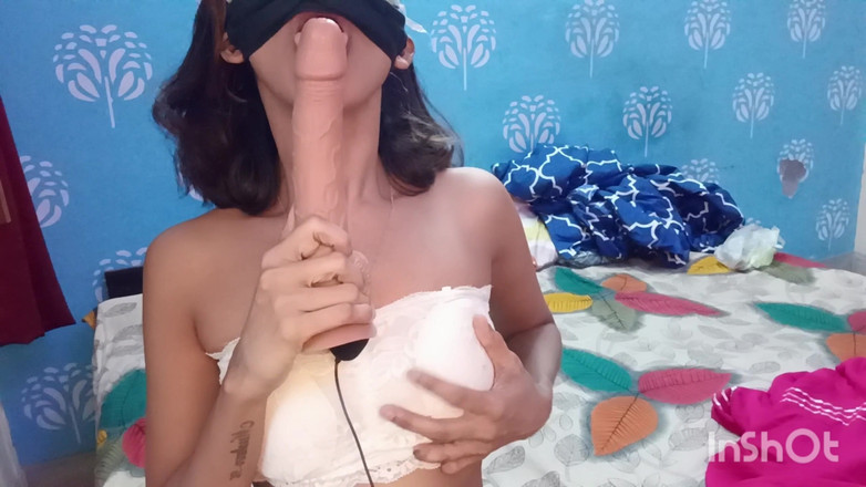 afsana khaan: Indisches mädchen dildo-show