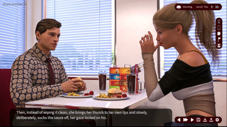Kitty Gamer: Whispers of Desire 7 Sarah, Neil'in Nicole'den sakso çektiği video ile bir...