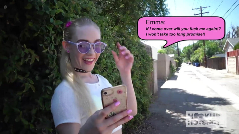 Hookup Hotshot: Blonde babe Emma Starletto goes on second rough online date