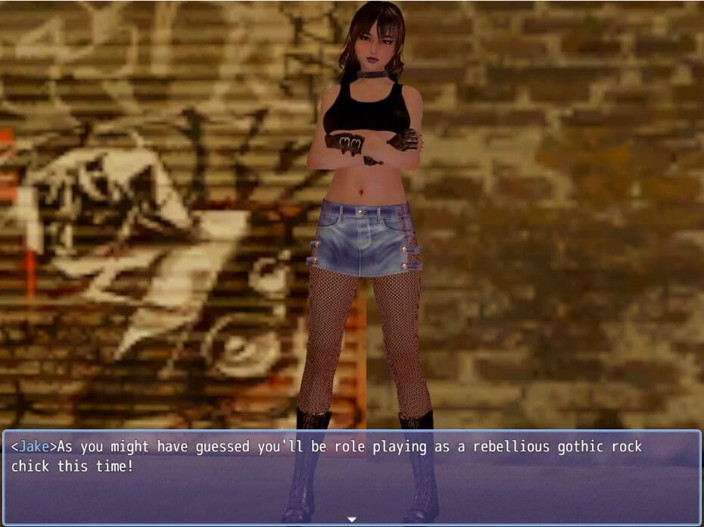 XXX Games Bunk: Coming of Ages -gameplay -rollenspel - cosplay - gothic geklede tiener-fotoshoot 7 -deel 2