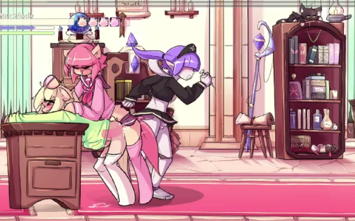LewdArcade: Max the Elf Demo Level 4 chơi trò chơi đầy đủ với cái...