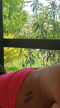 Sesso in campeggio! Scopami duro a pecorina. (dialoghi Ita).