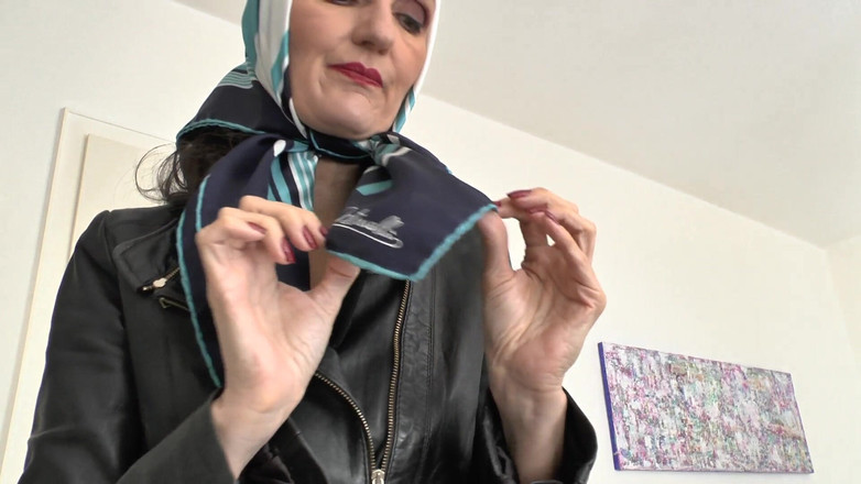 Lady Victoria Valente: Beautiful Silk Headscarves Fashion Show, JOI, Lady Victoria Valente