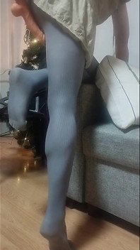 Teen Gets Horny After College so She Uses Her Dildo with Maximum Vibration on Her Pussy and Squirts in Her Tights