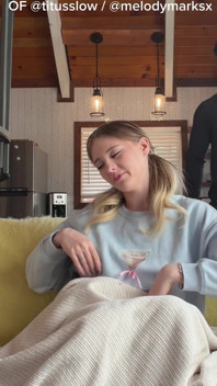 I Walked in While Melody Marks Was Touching Herself on the Cabin Couch