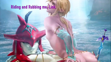 Velvixian 3 Femboy: Link X Prince Sidon - kovbojská pozice