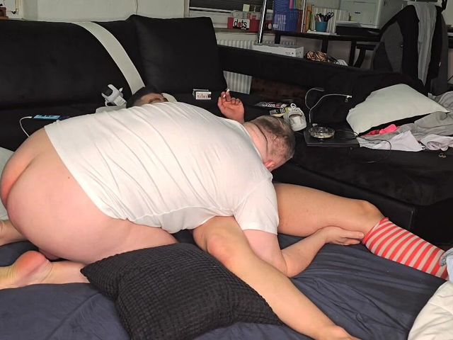 Uncle Love My Extremely Smelly Stockings and Ballerina Shoes and Feet (Kinky femboy 25)
