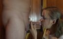 Anna Alicja M: Nerdy Girl in Glasses Make Blowjob Cumsh