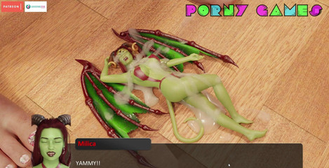 Porny Games: Kniha kouzel - Masturbuje před goth přítelkyní (14)