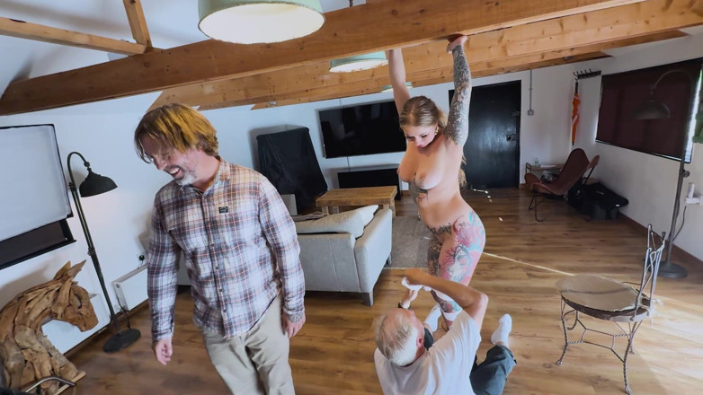 Latina Fetish: Suspended Slut Fucked Hard Ft Sandy Candy, Latina &amp; Finn (hd)