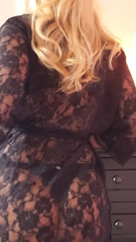 Black lace big booty