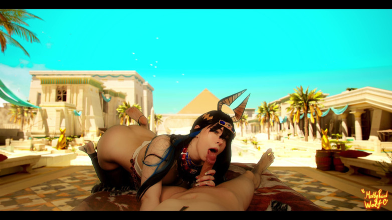 MollyRedWolf: 사막의 여신이 여행자들에게 에로틱한 의식을 공개한다 - 몰리레드울프