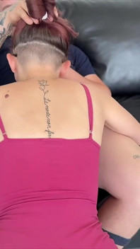 Naughty Young Girl with Colored Hair Loves Cock!