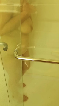 Hotwife Taking Hotel Shower