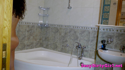 Sexy Dirty Girl: Za sceną - obsypując ciało spermą